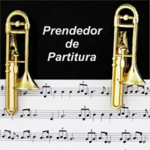 Prendedor de Partitura Clipets Trombone - PAGANINI