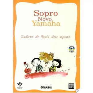 Caderno de Flauta Doce Soprano - Sopro Novo Yamaha