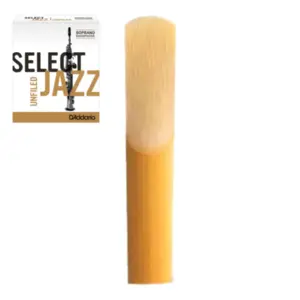 Palheta RICO SELECT JAZZ UNFILED para Sax Soprano