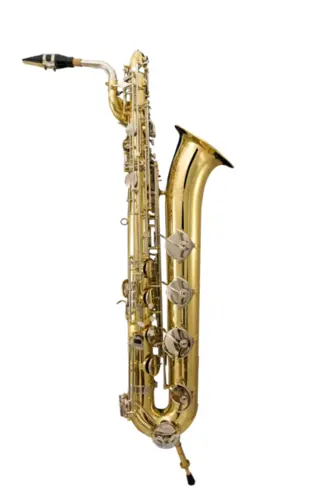 Saxofone Baritono Laqueado com Chaves Niqueladas TOKAI - TSB-200LN