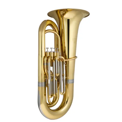 Tuba Sinfônica 4/4 TOKAI - TB-401L 4 Pistos Sib Laqueada Acabamento Alpaca