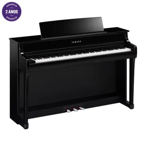 Clavinova Piano Digital YAMAHA - CLP-845PE - Cor Preto Alto Brilho