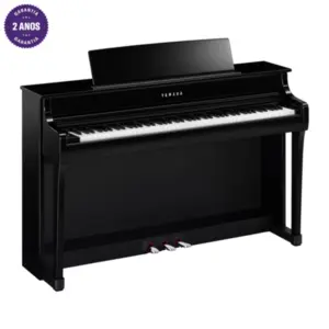 Clavinova Piano Digital YAMAHA - CLP-845PE - Cor Preto Alto Brilho
