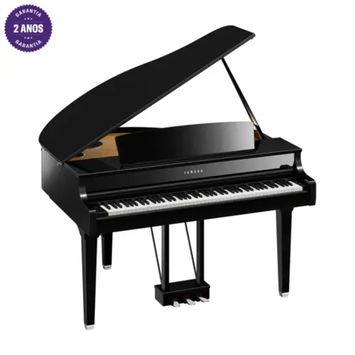 Clavinova Piano de Cauda Digital YAMAHA - CLP-895GP - Cor Preto Alto Brilho
