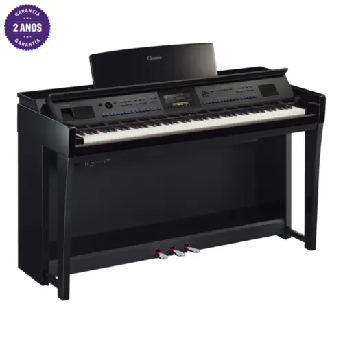 Clavinova Piano Digital YAMAHA - CVP-909PE - Cor Preto