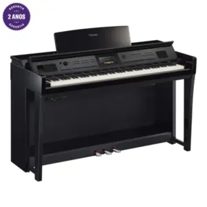 Clavinova Piano Digital YAMAHA - CVP-909PE - Cor Preto