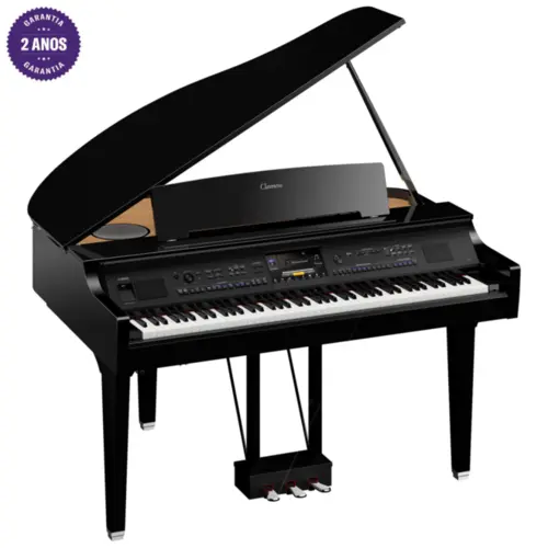 Clavinova Piano de Cauda Digital YAMAHA - CVP-909GP - Cor Preto