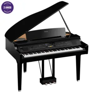 Clavinova Piano de Cauda Digital YAMAHA - CVP-909GP - Cor Preto