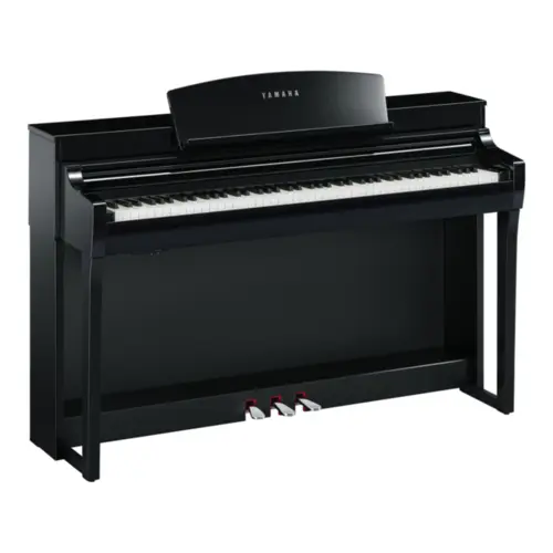 Clavinova Piano Digital YAMAHA - CSP-255PE - Cor Preto Alto Brilho