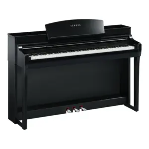 Clavinova Piano Digital YAMAHA - CSP-255PE - Cor Preto Alto Brilho
