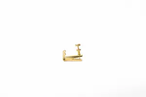 Kit com 4 Micro Afinador Dourado Para Violino