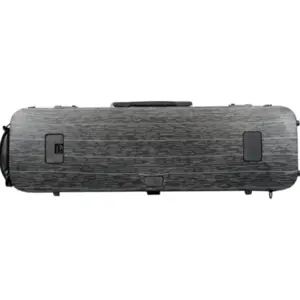 Estojo Retangular de FIBRA para Violino 4/4 - Preto Rajado