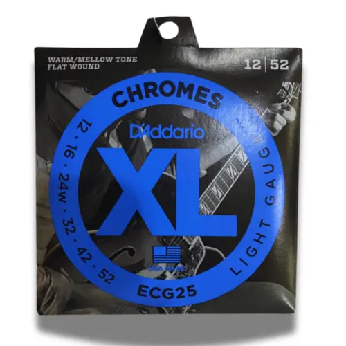 Encordoamento para Guitarra D'ADDARIO XL 012-052 ECG25