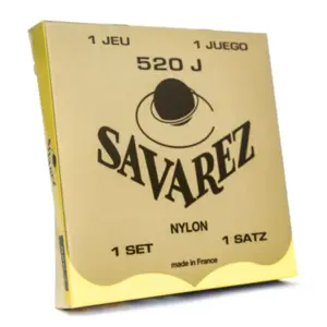 Encordoamento para Violão Nylon SAVAREZ 520J Tensão Alta