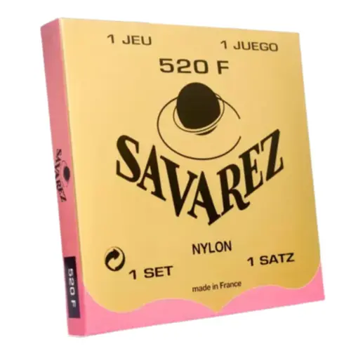 Encordoamento para Violão Nylon SAVAREZ 520F Tensão Alta