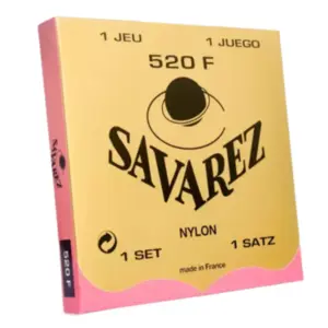 Encordoamento para Violão Nylon SAVAREZ 520F Tensão Alta
