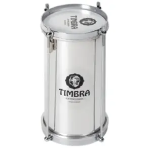 Bacurinha TIMBRA 06 polegadas X 30cm em Alumínio Polido com Aro Cromado e Pele Leitosa