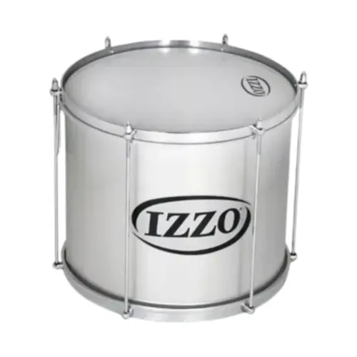 Surdo IZZO 14 Polegadas X 30cm Alumínio com Pele Leitosa