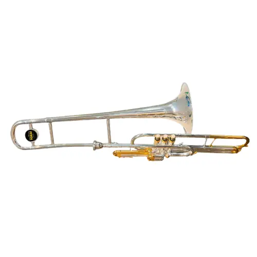 Trombone TOKAI Curto de Pisto em Sib Niquelado com Laqueado - TP-201NL