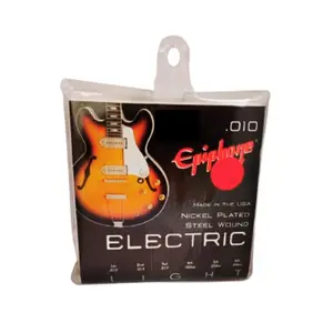 Encordoamento para Guitarra - Epiphone - 010 Nickel Plated Steel Wound - Made in USA (Outlet)