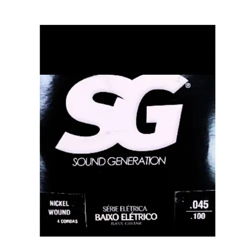 Encordoamento para Baixo Elétrico 4C SG Nickel Wound 45-100