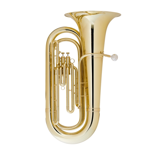 *Produto de Outlet 100 Funcional, Tuba KING Dourada 3/4 de 3 Pistos