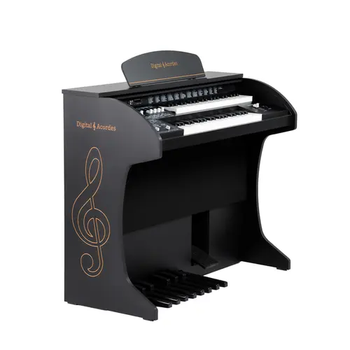 Órgão Eletrônico DIGITAL ACORDES - Premium Infinity Preto Fosco
