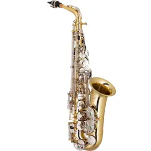 Saxofone Alto Eagle Laqueado com Chaves Niqueladas SA500LN