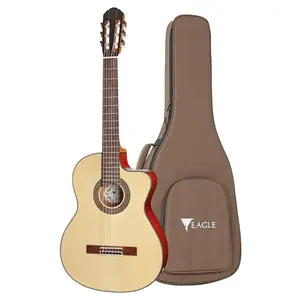 Violão Eagle clássico Cutaway eletroacústico CH800 NT