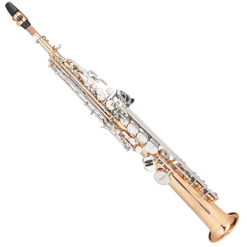 Saxofone Soprano MICHAEL WSSM49 Bb Duplo Dourado