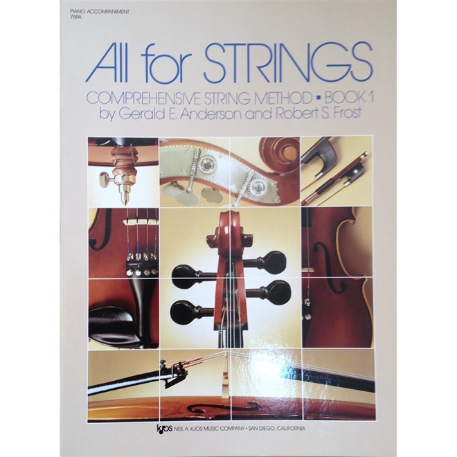 All For Strings Comprehensive String Method Book 1 Piano