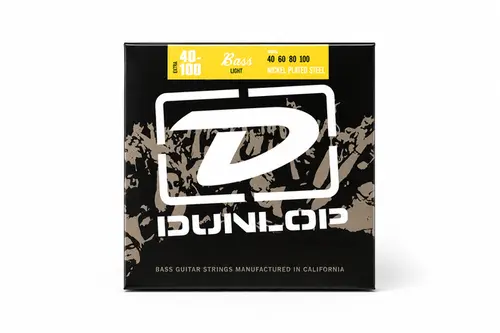 Encordoamento para Baixo Elétrico 4C DUNLOP Nickel Wound 40-100