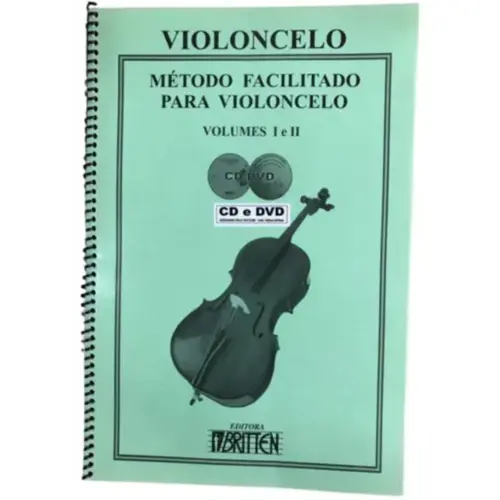 Método para Violoncelo Facilitado NELSON GAMA Vol. 1 e 2 - EDITORA BRITTEN