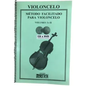Método para Violoncelo Facilitado NELSON GAMA Vol. 1 e 2 - EDITORA BRITTEN