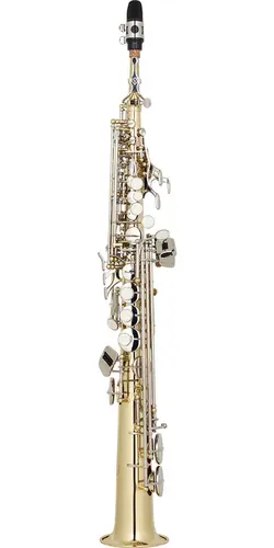Saxofone Soprano Eagle Laqueado com Chaves Niqueladas SP502LN