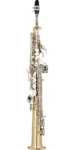 Saxofone Soprano Eagle Laqueado com Chaves Niqueladas SP502LN