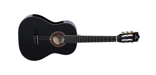 Violão Infantil MICHAEL Go Play VM13E (9 a 12 anos) 3/4 BK - Cordas De Nylon – PRETO