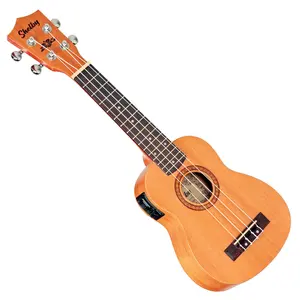 Ukulele Soprano Elétrico SU 21 ME STNT Natural - SHELBY by Eagle