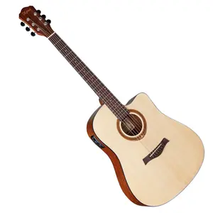 Violão Folk Cutaway com Captação Ativa Hofma HMF290STNT