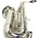 Saxofone Alto Profissional EAGLE - SAX 510S de Bronze com banhado a Prata