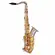 Saxofone Tenor Prateado com Chaves Douradas Tokai TST-200PG