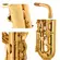 Saxofone Baritono Laqueado Yamaha YBS-62