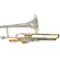 Trombone Tokai Curto de Pisto em Sib Niquelado com Laqueado TP-201NL