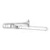 Trombone de Vara Baixo YAMAHA - YBL-835S Prateado