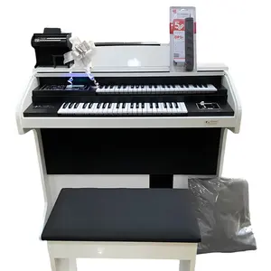 Órgão Eletrônico Dream EVIDENCE - Branco Brilho + Kit Super Luxo