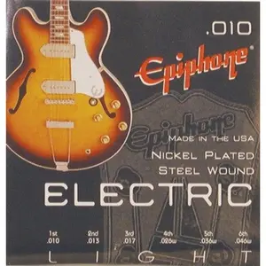 Encordoamento para Guitarra - Epiphone - 010 Nickel Plated Steel Wound - Made in USA Outlet