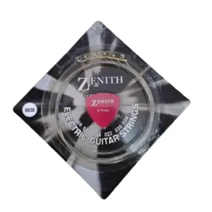 Encordoamento ZENITH Eletric Guitar Strings 008-038 0.7mm com Palheta