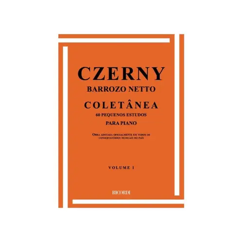 Czerny Coletanea V.1 - 60 Pequenos Estudos