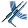 Cabo para Guitarra 0,20mm Conectores P10 x P10L NINJA L TX CABLE AZ CL 20Ft/6.10M - SANTO ANGELO