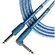Cabo para Guitarra 0,20mm Azul Claro Conectores P10 x P10L NINJA L TX CABLE 15Ft/4.57M - SANTO ANGELO